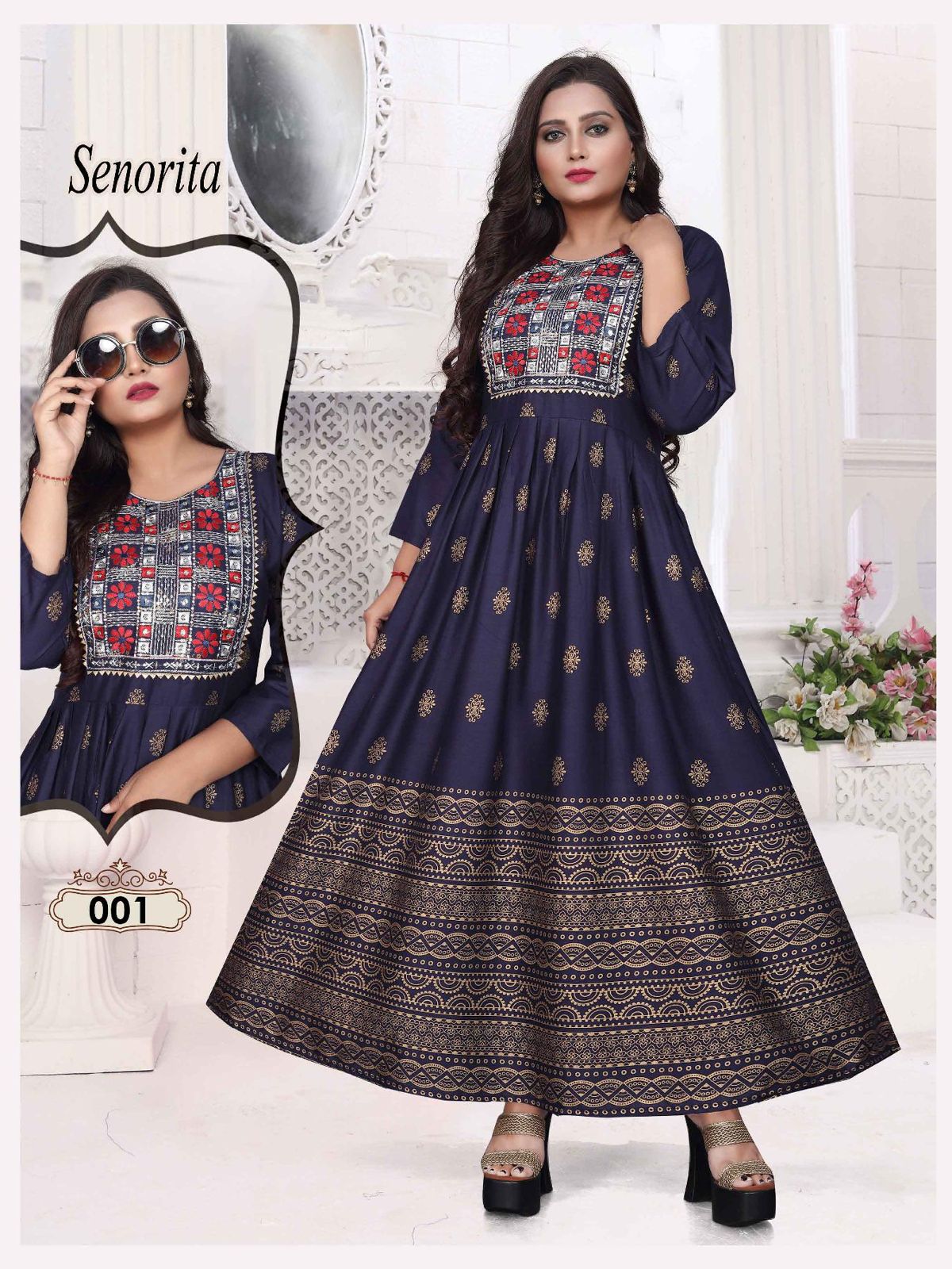 Ft Senorita 1 Rayon Printed Wholesale Kurti Collection